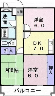 エンゲルベルク【3階】の間取り