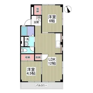 メゾン・ド・TSUBAKII【1階】の間取り