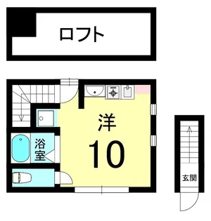 ヴィラアペルト【202号室】の間取り