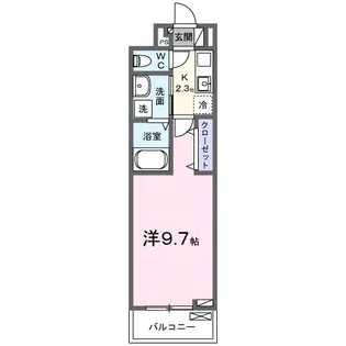 ヒカルサ北坂戸【3階】の間取り