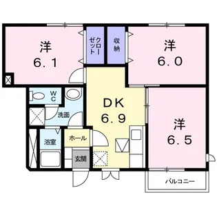 サン・ヴィラ【1階】の間取り
