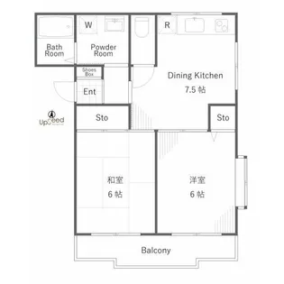第二浅野マンション【2階】の間取り