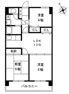 ポートアイランド坂戸【6階】の間取り