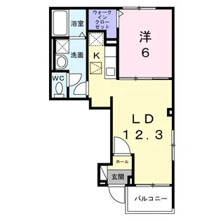 グラン・シャトー武蔵嵐山A【1階】の間取り