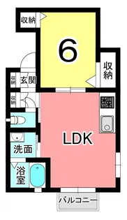 ハイジの家 II【103号室】の間取り