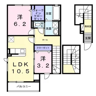 ドルチェビータ III【3階】の間取り