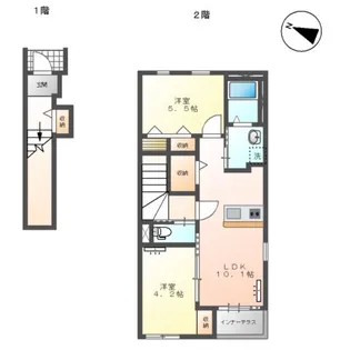 サンローズII【2階】の間取り