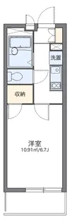 レオパレスグランシャリオ【1階】の間取り