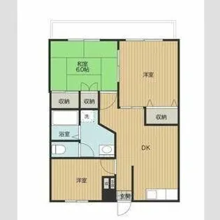 リングス籠原I【4階】の間取り