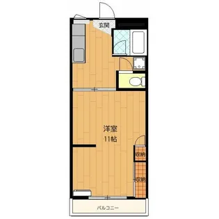 メゾン松月【1階】の間取り