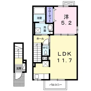 グラン・シャリオ【2階】の間取り