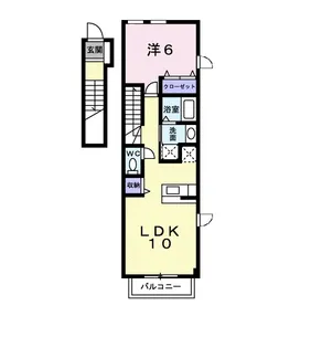 M・Kマンション partVII【2階】の間取り