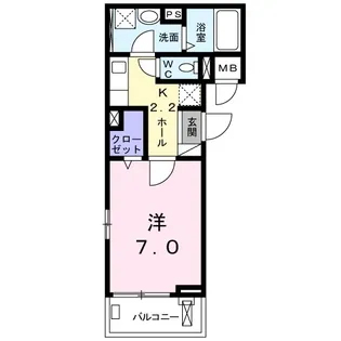 フリーデ・タイリン【3階】の間取り