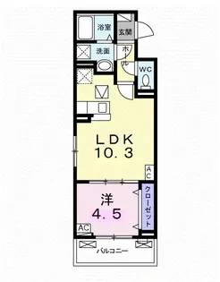 ソラーレ【1階】の間取り