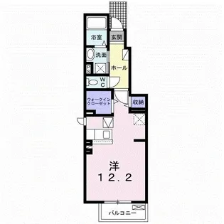 プチ・ボナール【1階】の間取り