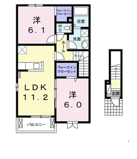 プロムナード K II【2階】の間取り