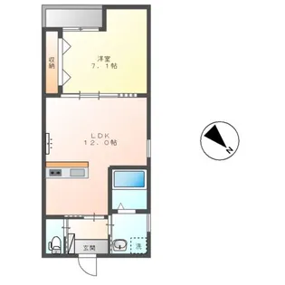 仮)熊谷市新堀スイートテラス【2階】の間取り