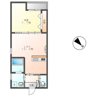 仮)熊谷市新堀スイートテラス【2階】の間取り