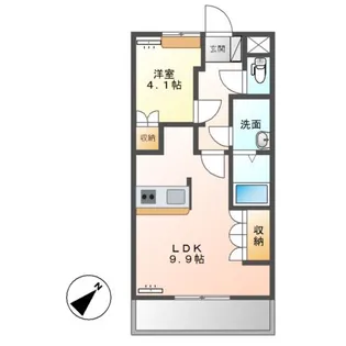 エルアール【1階】の間取り