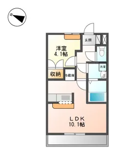 ボーヤハイム【1階】の間取り