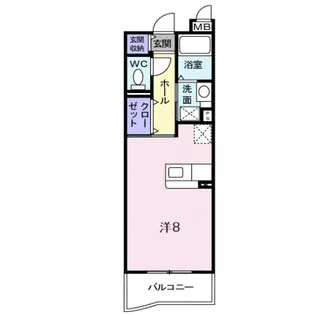 W・フォンターナ【2階】の間取り