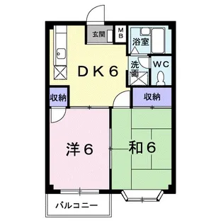 シティーメゾン【1階】の間取り