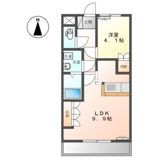 エランドール【1階】の間取り