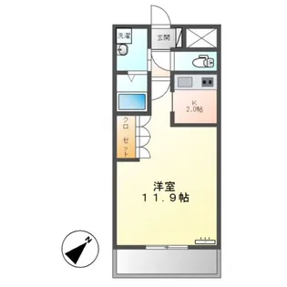 エスポアール【2階】の間取り