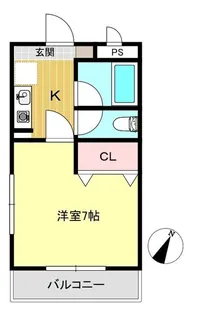 メゾンM&A籠原【3階】の間取り
