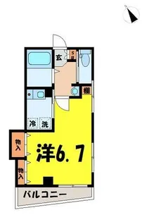 シャトレ宮町【4階】の間取り