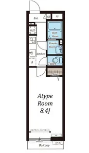 リブリ・若葉【1階】の間取り