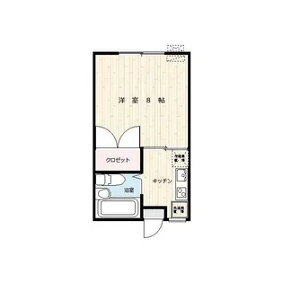 第8雲南コーポ【1階】の間取り