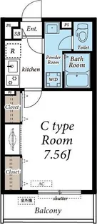 リブリ・坂戸南町【203号室】の間取り