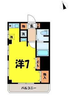 シャトレ宮町【4階】の間取り