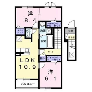 ラフォンテ【2階】の間取り