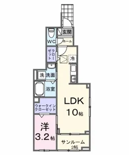 シュティル【1階】の間取り