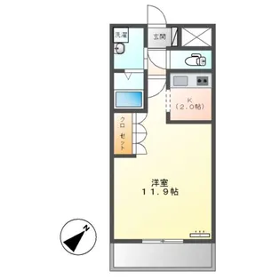 エスポアール【1階】の間取り