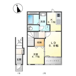 レクサス銀座【2階】の間取り
