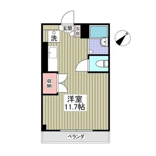 フェリオ毛呂山【5階】の間取り