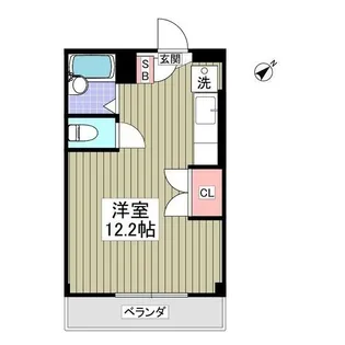 フェリオ毛呂山【401号室】の間取り