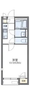 レオネクストライフ高坂【1階】の間取り