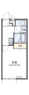 レオパレスけやき通りハイツ【1階】の間取り