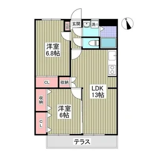エンブレム【1階】の間取り