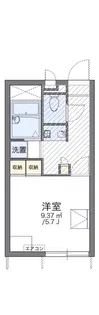 レオパレス椿原【1階】の間取り