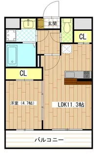 THE PARK SOUTH【3階】の間取り