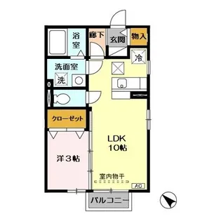 リヴィエール【1階】の間取り