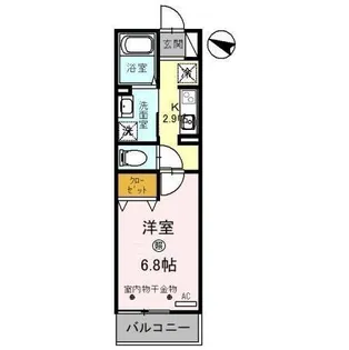 スリール ドゥ【3階】の間取り
