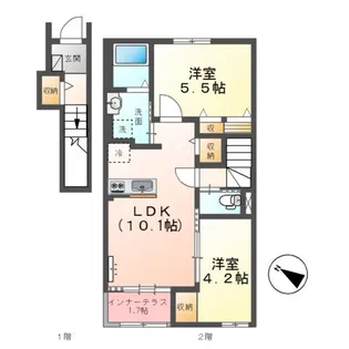 ソラーレ【2階】の間取り