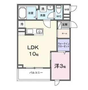 ヒカルサ川越霞ヶ関【3階】の間取り
