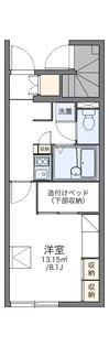 レオパレスCEDARII【110号室】の間取り